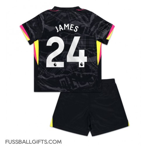 Chelsea Reece James #24 Fußballbekleidung 3rd trikot Kinder 2024-25 Kurzarm (+ kurze hosen)